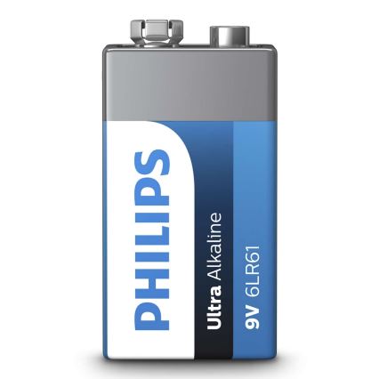 Philips 6LR61E1B/10 - Alkáli elem 6LR61 ULTRA ALKALINE 9V