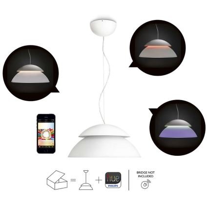 Philips 71200/31/PH - Csillár HUE BEYOND 4xLED/4,5W/230V/RGB