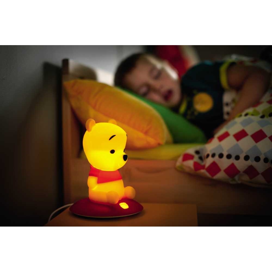 Philips 71705/34/16 - LED gyerek lámpa SOFTPAL DISNEY WINNIE THE POOH 1xLED/0,18W/230V