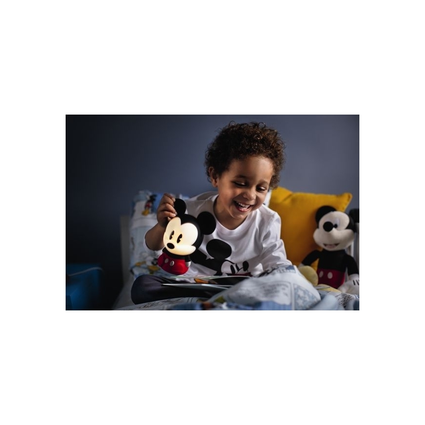 Philips 71709/30/16 -  LED-es gyerek lámpa DISNEY SOFTPAL MICKEY LED/1W