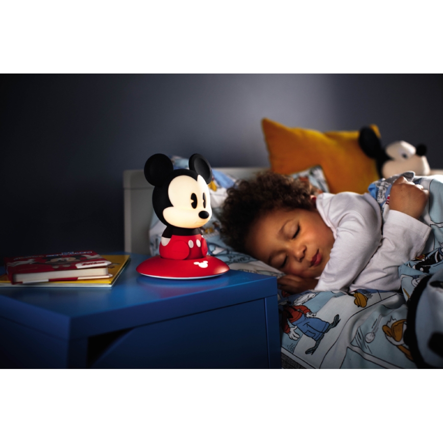 Philips 71709/30/16 -  LED-es gyerek lámpa DISNEY SOFTPAL MICKEY LED/1W