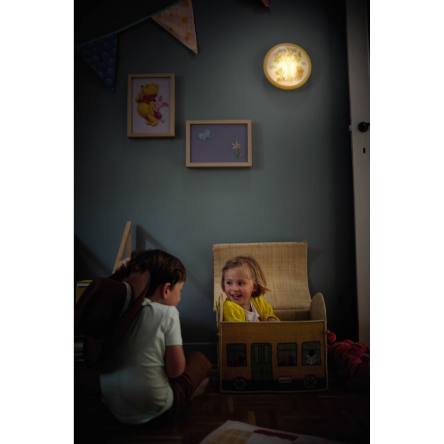 Philips 71760/34/16 - Gyermek Fali LED lámpa Micimackó 1xLED/4W/230V