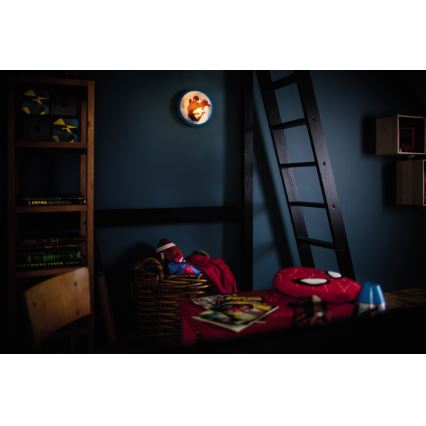 Philips 71760/40/16 - DISNEY SPIDER-MAN LED-es gyerek fali lámpa 1xLED/4W