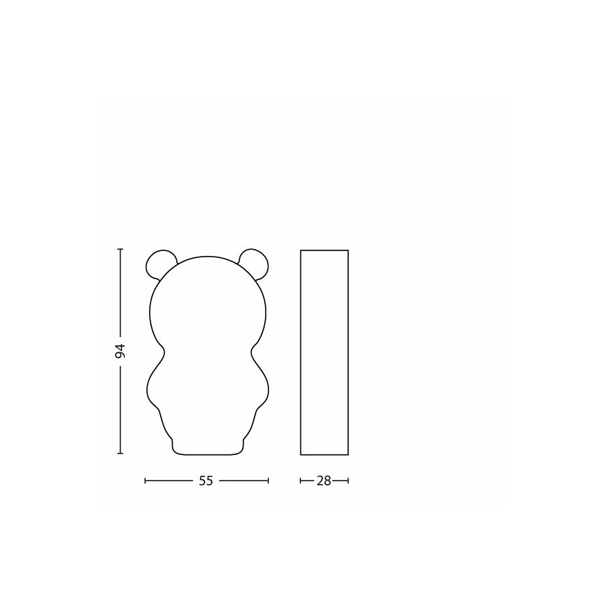 Philips 71767/34/16 - LED gyermek zseblámpa DISNEY WINNIE THE POOH 1xLED/0,3W/2xAAA