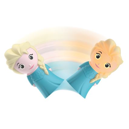Philips 71768/03/16 - Gyereklámpa DISNEY ELSA LED/2xAAA