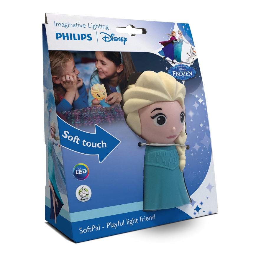 Philips 71768/03/16 - Gyereklámpa DISNEY ELSA LED/2xAAA