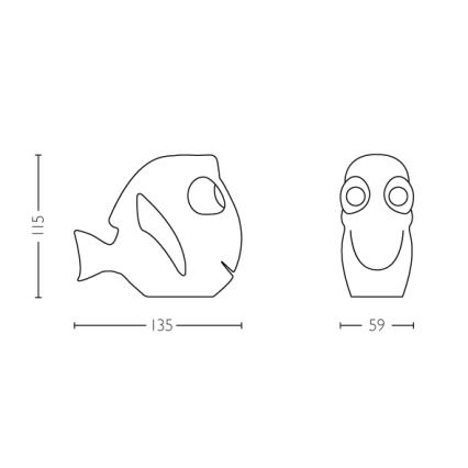 Gyereklámpa LED/2xAAA