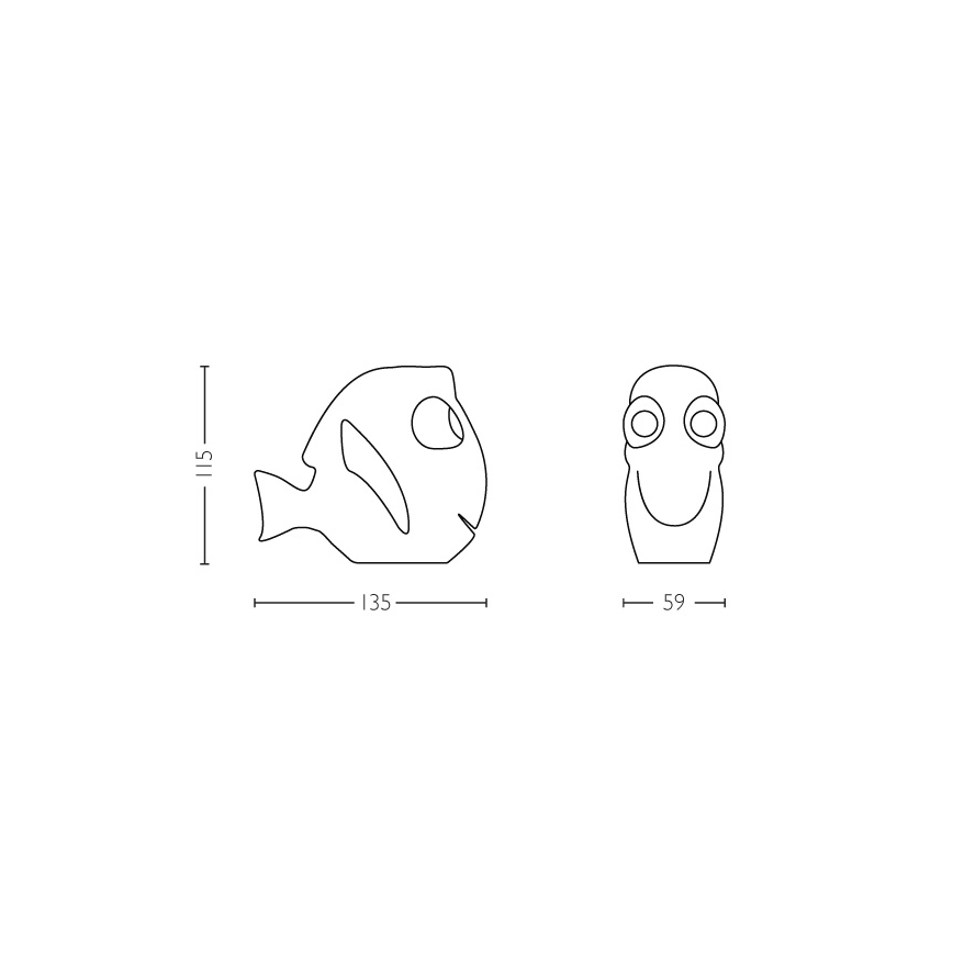 Gyereklámpa LED/2xAAA