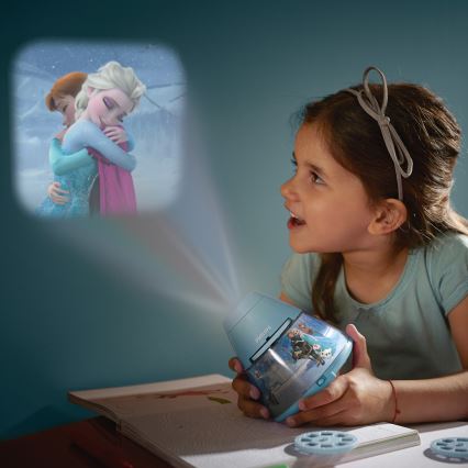 Philips 71769/08/16 - Gyerek projektor DISNEY FROZEN LED/0,1W/3xAA