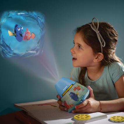 Philips 71769/90/16 - Gyerek projektor DISNEY FINDING DORY LED/0,1W/3xAAA