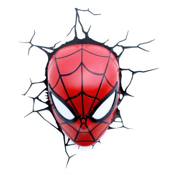 Philips 71786/40/16 - Gyerek fali 3D lámpa SPIDER-MAN LED/3xAA