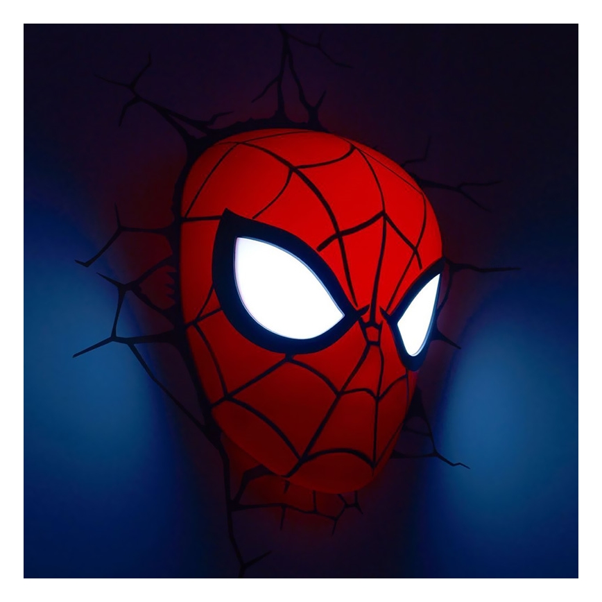 Philips 71786/40/16 - Gyereklámpa SPIDERMAN LED/3xAA