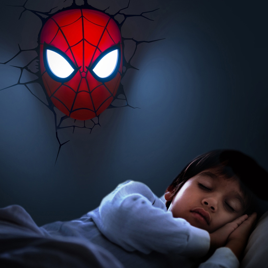 Philips 71786/40/16 - Gyereklámpa SPIDERMAN LED/3xAA