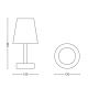 Philips 71796/28/16 - Gyerek asztali lámpa DISNEY PRINCESS LED/0,6W/3xAA