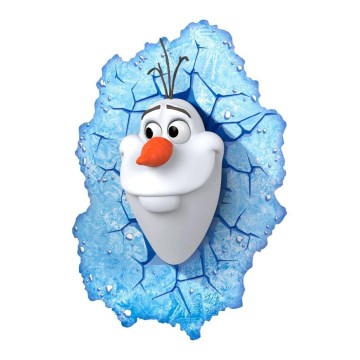 Philips 71801/08/16 - Gyerek fali 3D lámpa DISNEY FROZEN OLAF LED/3xAA