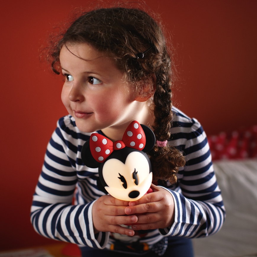 Philips 71883/57/P0 - Gyereklámpa DISNEY MINNIE MOUSE LED/0,1W/USB