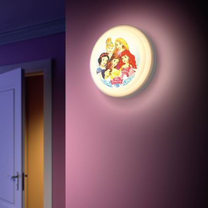 Philips 71884/28/P0 - LED Gyerek fali lámpa DISNEY PRINCESS 4xLED/2,5W/230V