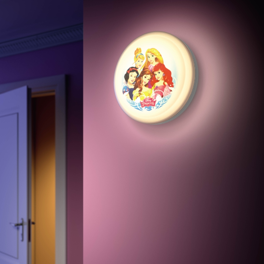 Philips 71884/28/P0 - LED Gyerek fali lámpa DISNEY PRINCESS 4xLED/2,5W/230V