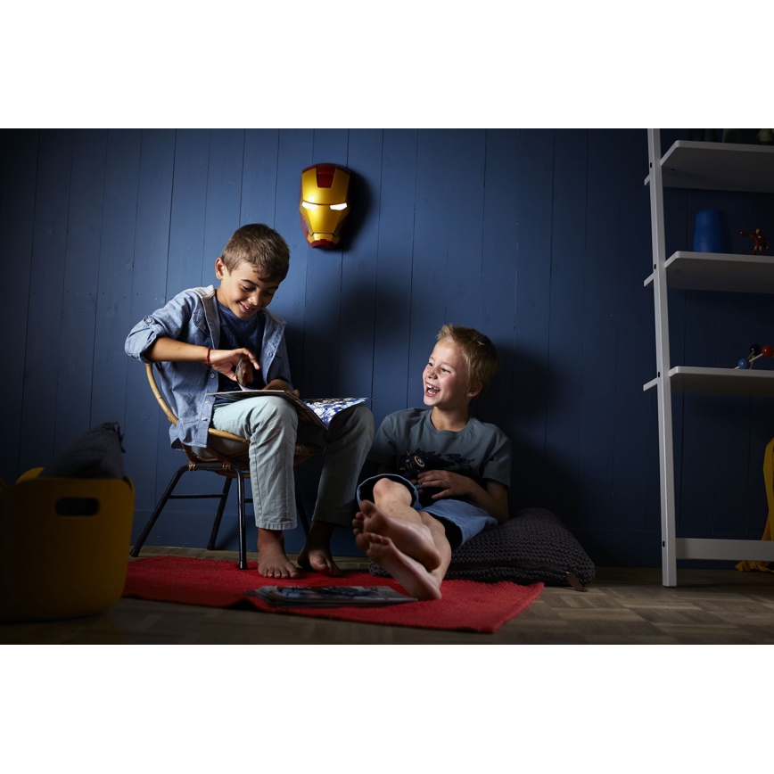 Philips 71939/55/P0 - LED gyerek lámpa IRON MAN 2xLED/0,2W/3V