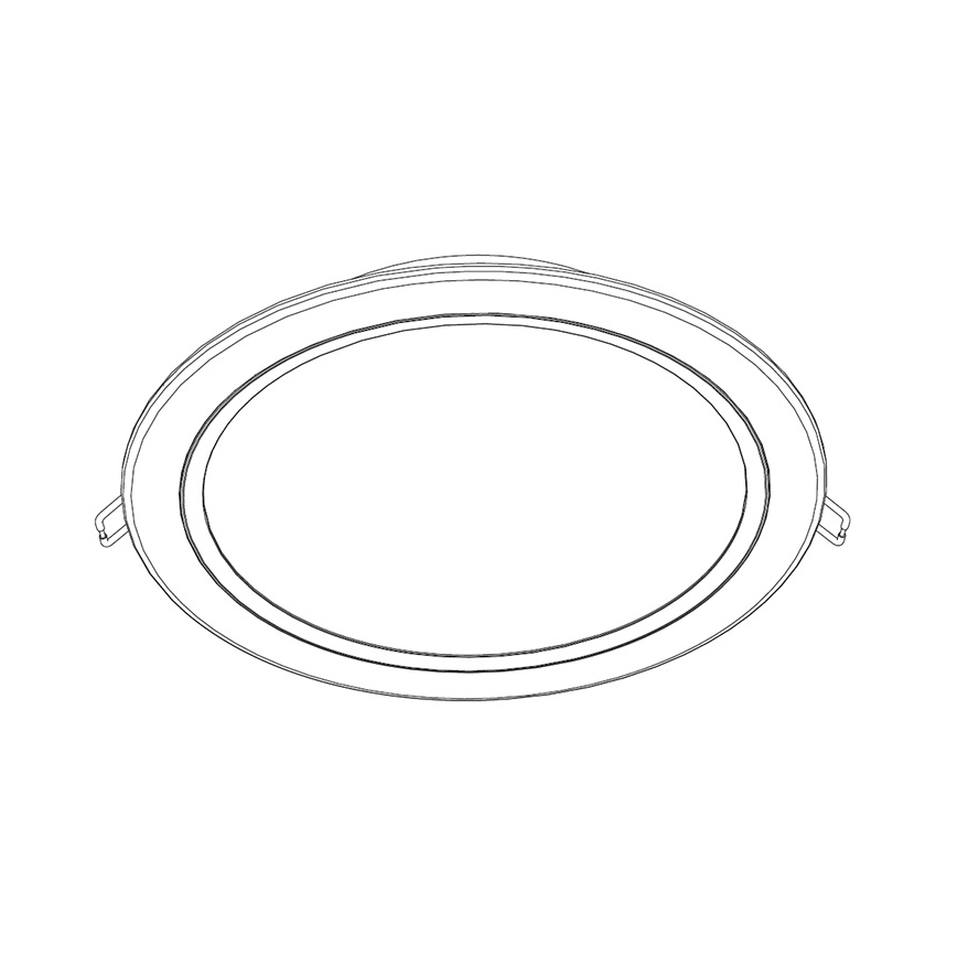 Philips 80088/17/16 - LED beépíthető lámpa RASTABAN 1xLED/20W/230V