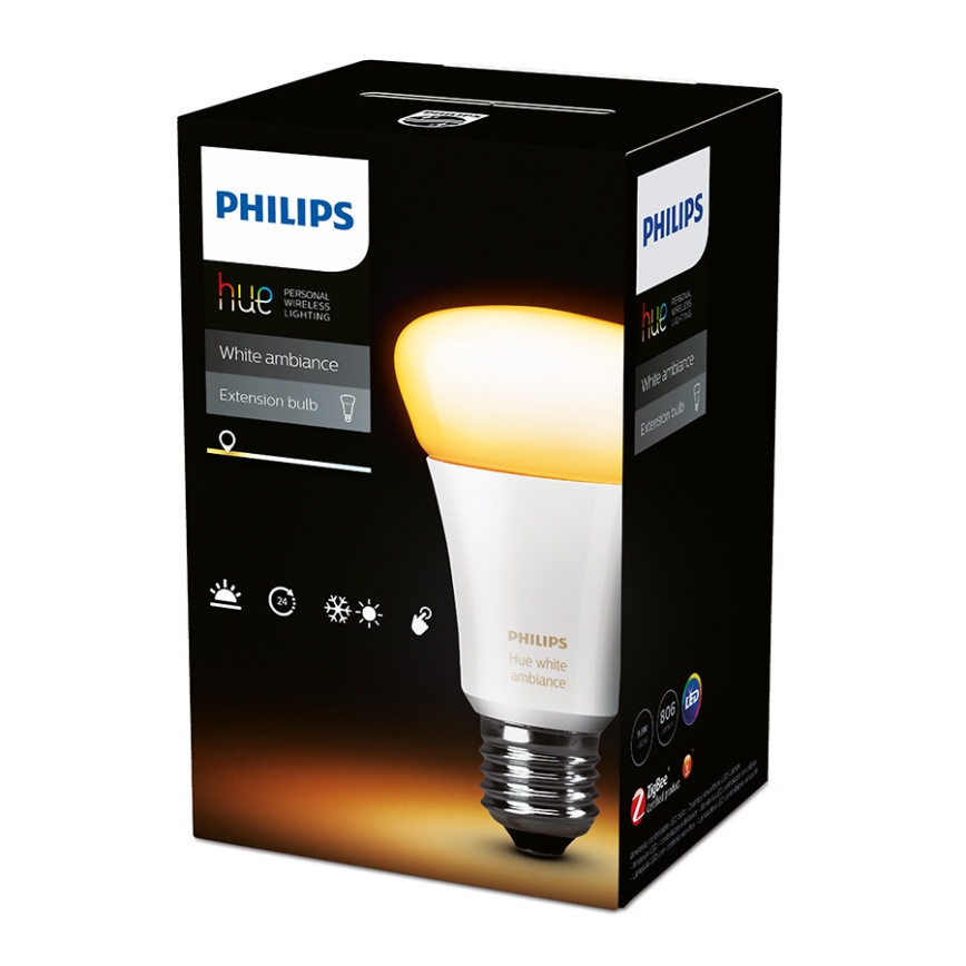 Philips 8718696548738 - Izzó szabályozható HUE 1xE27/9,5W