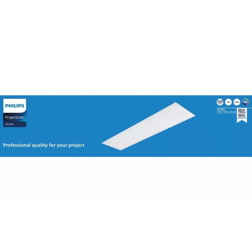Philips - LED álmennyezeti panel PROJECTLINE LED/36W/230V UGR19 4000K 119x29,5 cm
