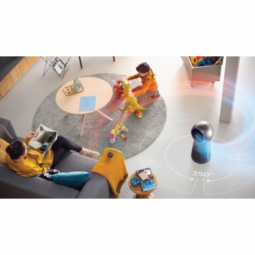 Philips AMF220/15 - Légtisztító, ventilátor és légfűtő 3 az 1-ben SERIES 2000 230V + távirányító