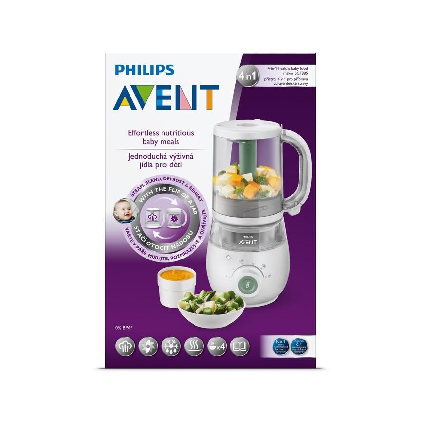 Philips Avent - Gőzőlőedény turmixgéppel 4in1