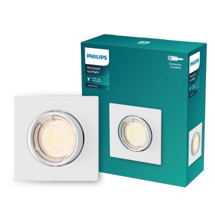 Philips - Beépíthető lámpatest PERIDOT 1xGU10/7W/230V fehér