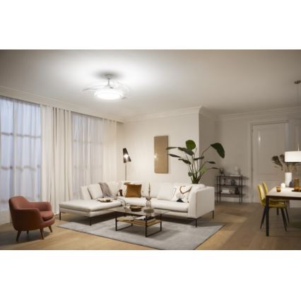 Philips - LED mennyezeti ventilátor LED/35W/230V 5500/4000/2700K fehér + távirányító