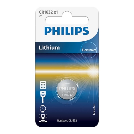Philips CR1632/00B - Lítium gombelem CR1632 MINICELLS 3V