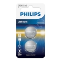 Philips CR2032P2/01B - 2 db Lítium gombelem CR2032 MINICELLS 3V 240mAh