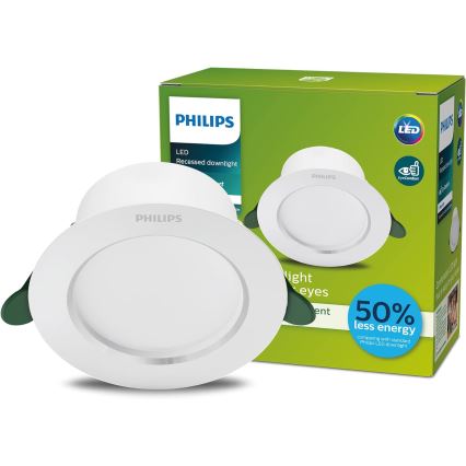 Philips - LED beépíthető lámpa LED/6,5W/230V 3000K