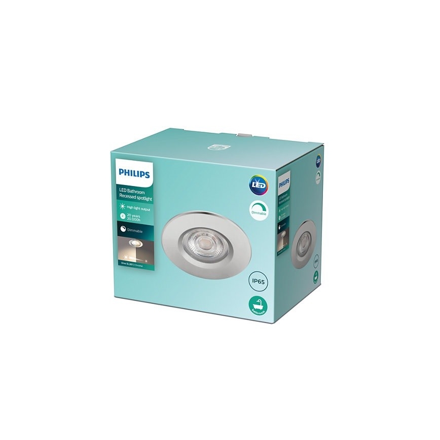 Philips - Dimmelhető LED fürdőszobai beépíthető lámpa DIVE LED/5W/230V IP65