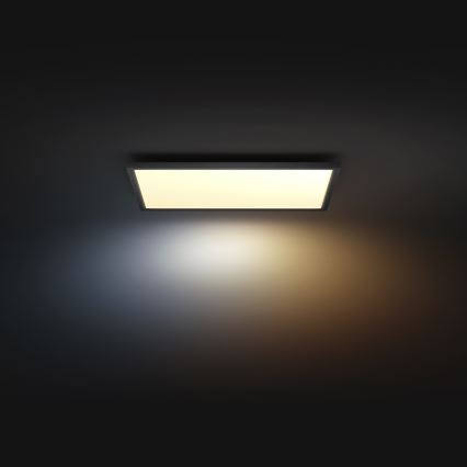 Philips - LED fényerőszabályozható mennyezeti lámpa Hue AURELLE LED/39W/230V 2200-6500K 60x60 cm fekete