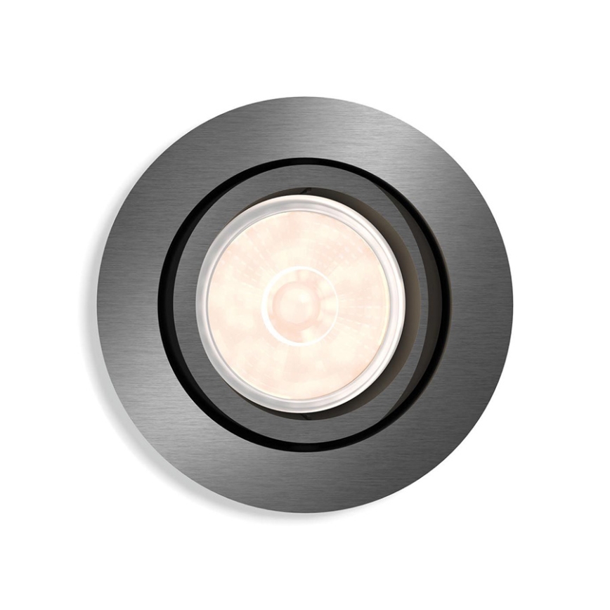 Philips - LED RGBW dimmelhető beépíthető mennyezeti lámpa DONEGAL 1xGU10/4,8W/230V + távirányító