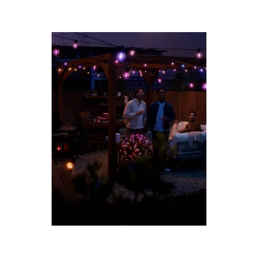 Philips - Dimmelhető LED RGBW kültéri fényfüzér Hue FESTAVIA 10xLED 7m IP65