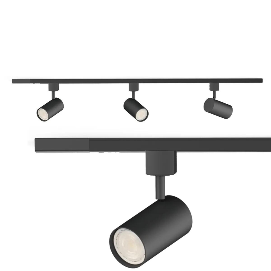Philips - EASYLINK sínes rendszerű spotlámpa 3xGU10/7W/230V 1m fekete