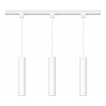Philips - EASYLINK sínrendszerbe szerelhető kábeles csillár, 3x GU10/7W/230V, 157 cm, fehér