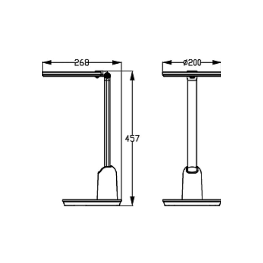 Philips - LED érintőkapcsolós asztali lámpa EINSTEIN SCENE SWITCH LED/15W/230V 2800/4000/5100K CRI94