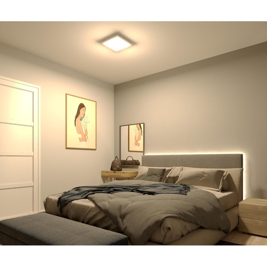 Philips - Fényerőszabályozható LED mennyezeti lámpatest LED/15W/230V 2700K 39,5x39,5 cm