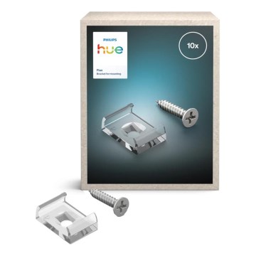 Philips - FLUX LED-szalag rögzítő konzol, 10 db