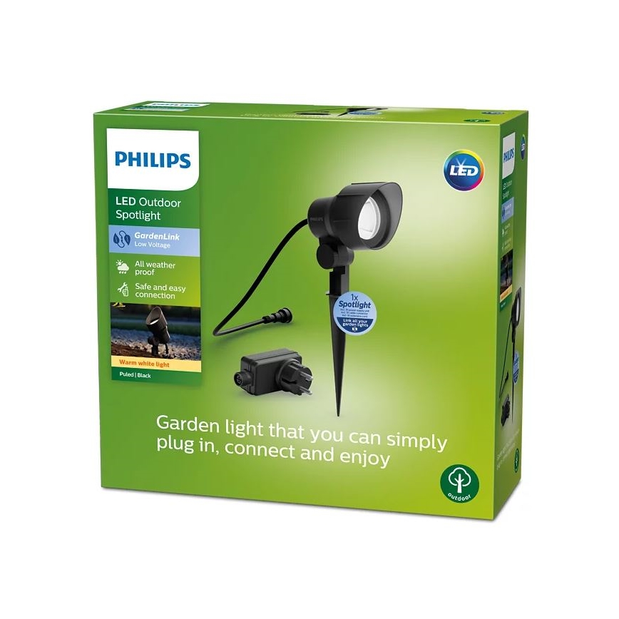 Philips - LED kültéri spotlámpa LED/24W/230V 2700K IP44