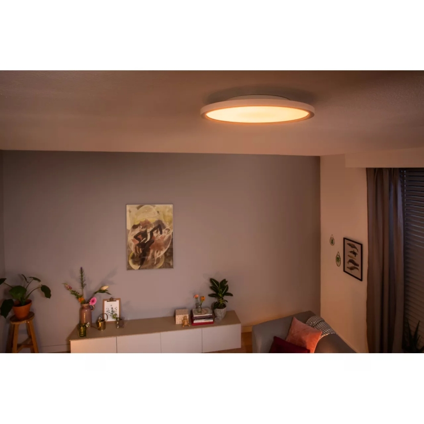 Philips - LED fényerőszabályozható mennyezeti lámpa Hue AURELLE LED/21W/230V 2200-6500K átm. 39,5 cm fehér