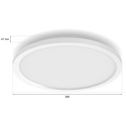 Philips - LED fényerőszabályozható mennyezeti lámpa Hue AURELLE LED/21W/230V 2200-6500K átm. 39,5 cm fehér