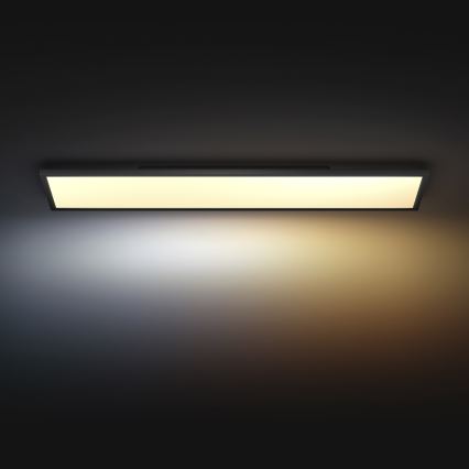 Philips - LED dimmelhető mennyezeti lámpa Hue AURELLE LED/39W/230V 2200-6500K 120x30 cm fekete