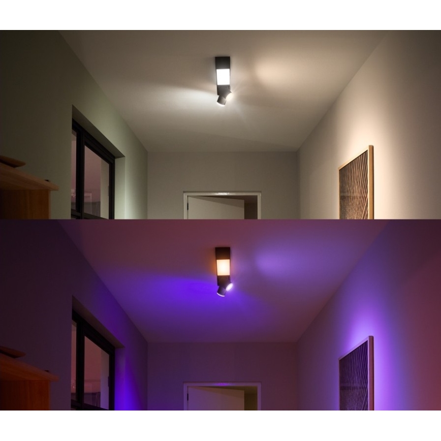 Philips - LED RGBW Dimmeres Hue CENTRIS spotlámpa LED/11W/230V + 2xGU10/5,7W