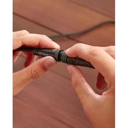 Philips - LED RGBW Hosszabbítható, fényerőszabályozható kültéri fényfüzér Hue FESTAVIA 30×LED 21 m IP65