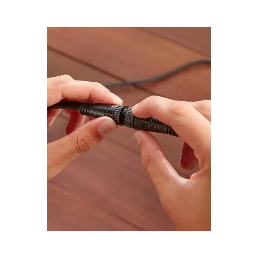 Philips - LED RGBW Hosszabbítható, fényerőszabályozható kültéri fényfüzér Hue FESTAVIA 30×LED 21 m IP65