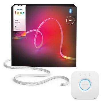 Philips - Hue FLUX RGBW dimmelhető LED szalag 3 m, 12 W, 230 V, 2200–6500 K + Hue Bridge